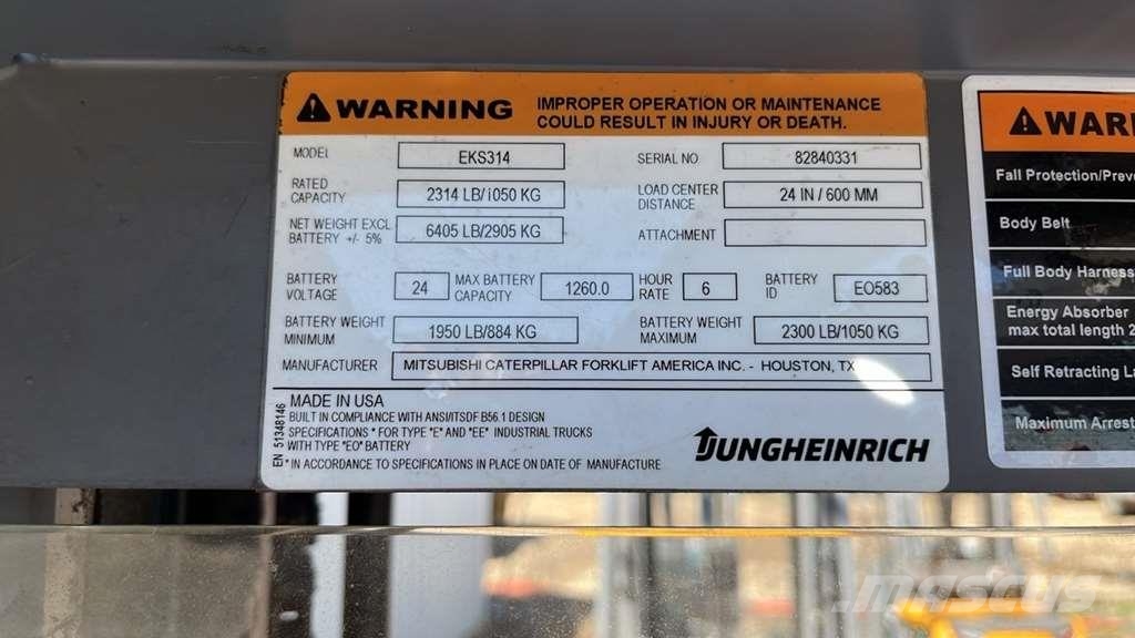 Jungheinrich EKS314 Order Picker 그 외 지게차