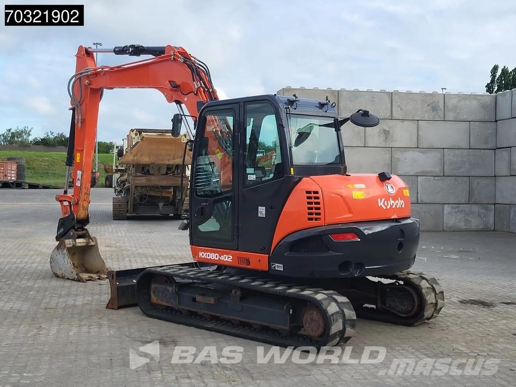 Kubota KX080-4 Minikaivukoneet < 7t