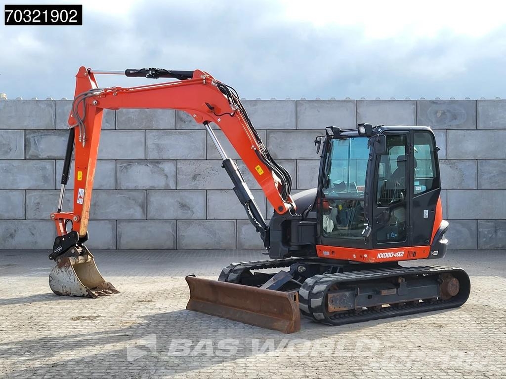 Kubota KX080-4 A/C Mini kotrók < 7t