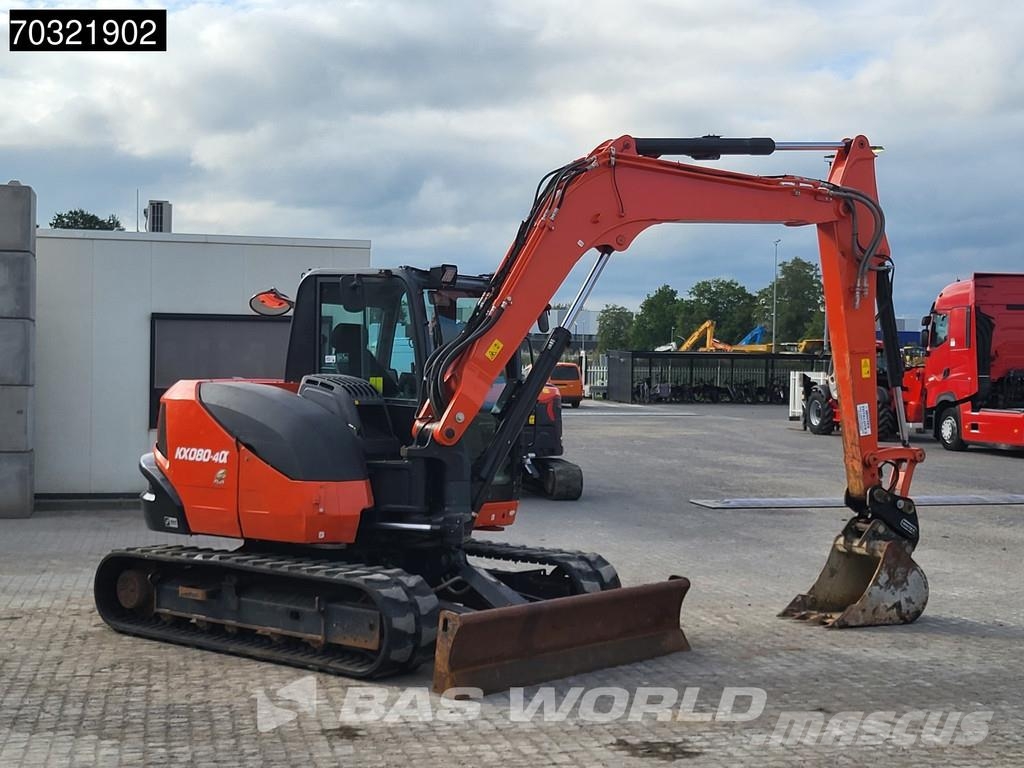 Kubota KX080-4 A/C Mini kotrók < 7t