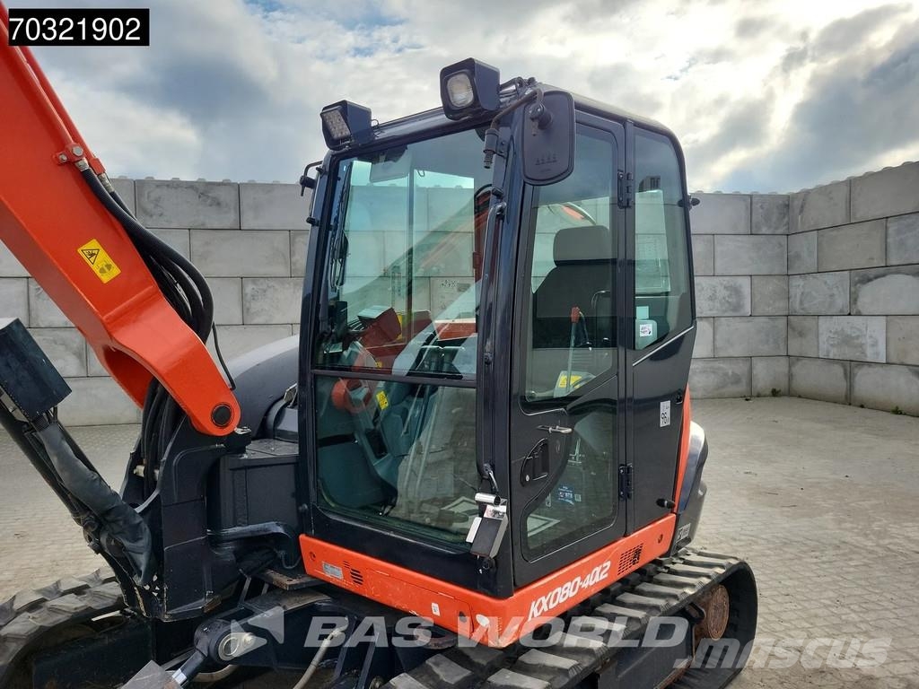 Kubota KX080-4 A/C Minigraafmachines < 7t