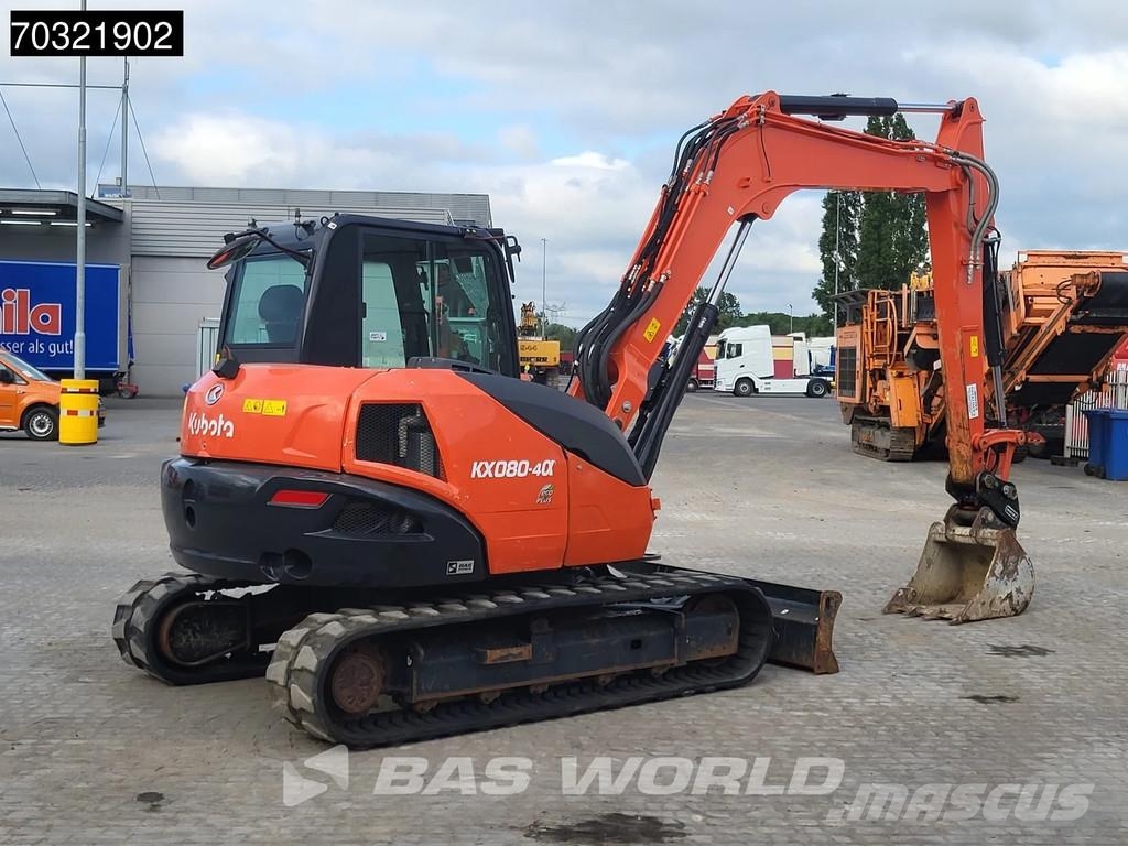 Kubota KX080-4 A/C Mini kotrók < 7t