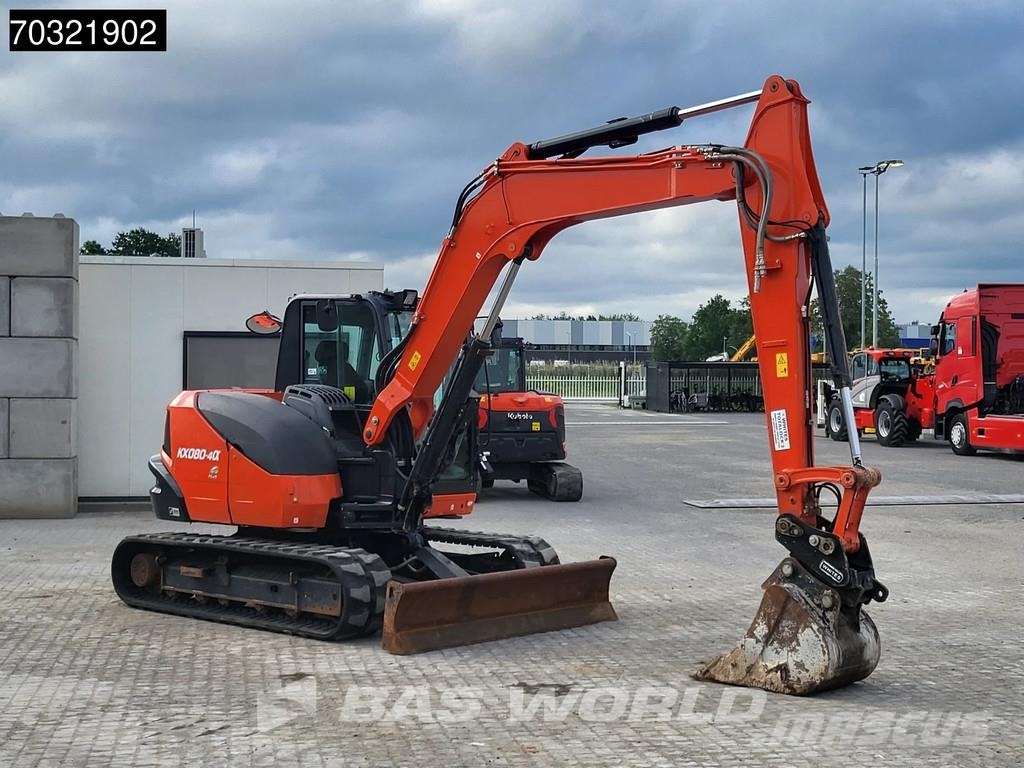 Kubota KX080-4 A/C Minigraafmachines < 7t