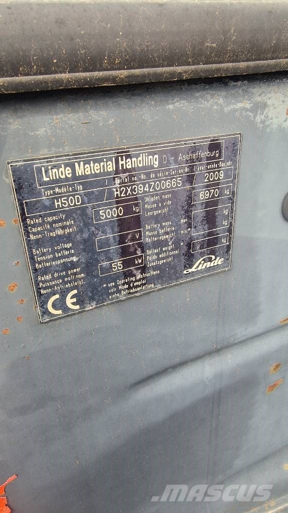 Linde H 50 D Diesel heftrucks