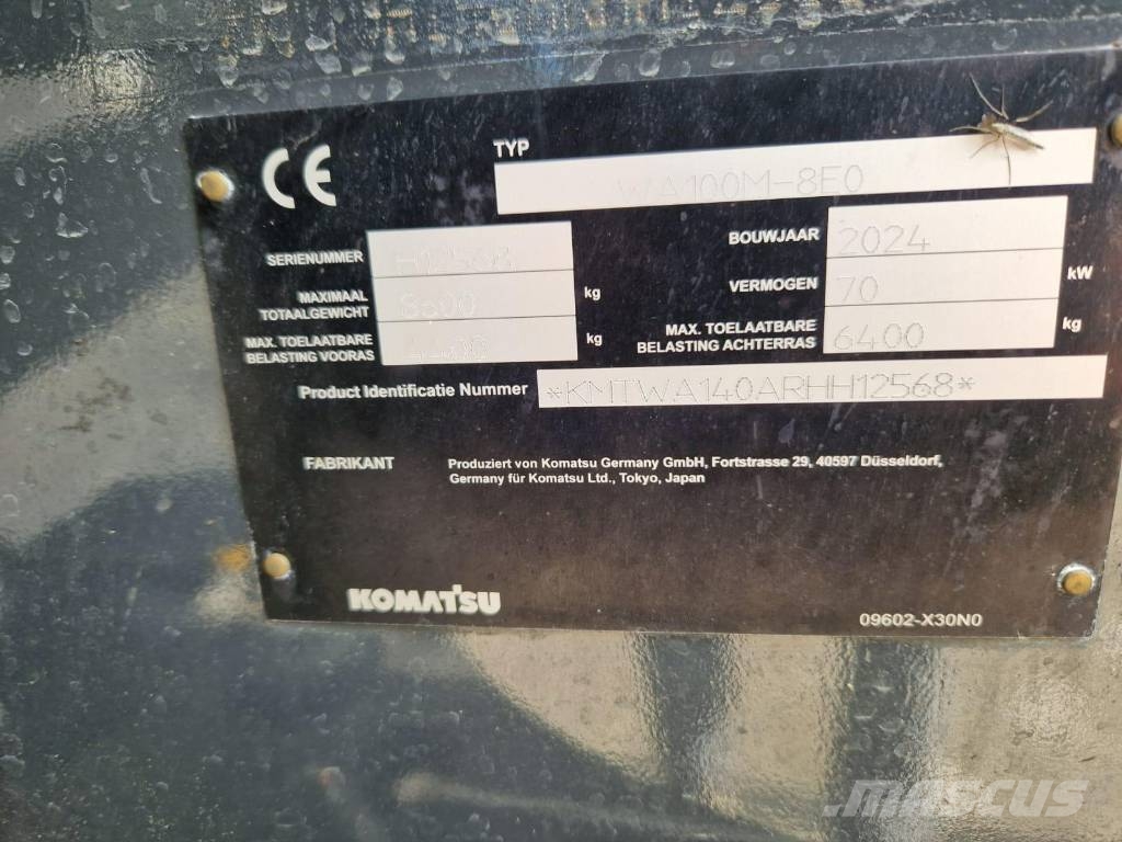 Komatsu WA 100 M-8 Carregadeiras de rodas