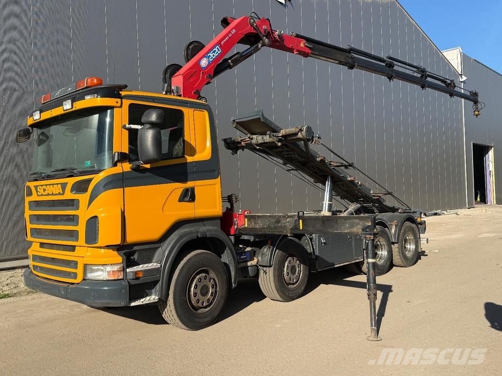 Scania R480 8X4 + HMF 2620K5 + CABLELIFT + REMOTE CONTROL Hakowce