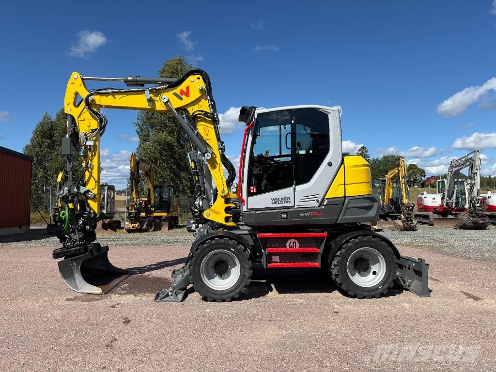 Wacker Neuson EW100 - Demo Maskin Bagri na kolesih