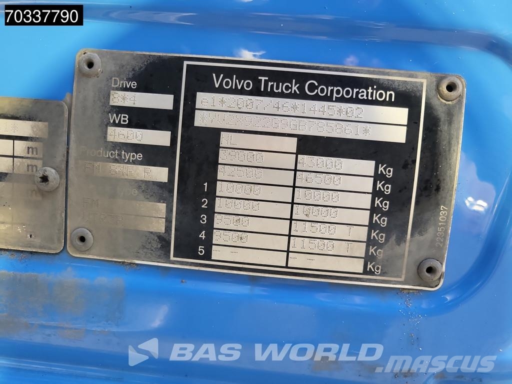 Volvo FMX 370 FMX 8X4 NL-truck 10m3 Mixer Full Steel Aut Betonvedēji