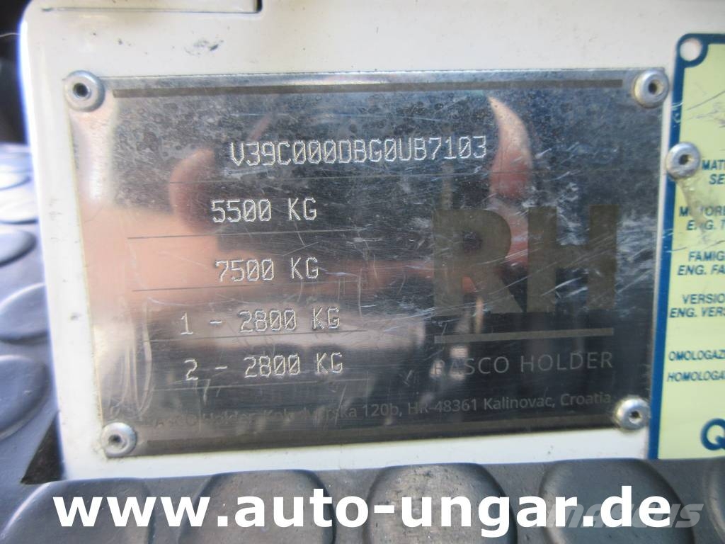 Holder Rasco Muvo Cristal CH 3000 BP Schwemmfahrzeug 4x4x Industrijski visokotlačni čistilci