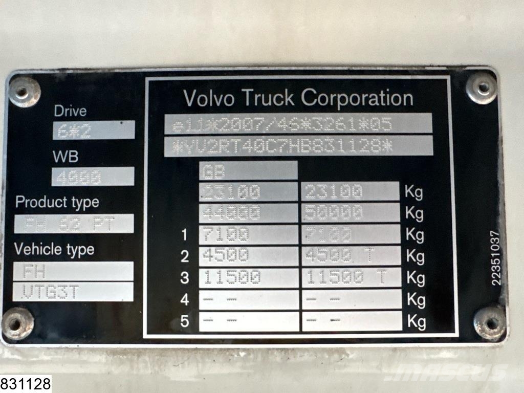 Volvo FH 500 6x2, EURO 6, ADR, PTO, Hydraulic, RHD Sattelzugmaschinen