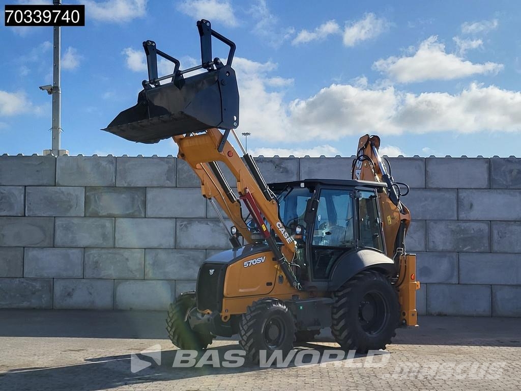CASE 570SV 4WD - A/C - 4-1 Bucket - Telestick - HP Ekskavatori-iekrāvēji