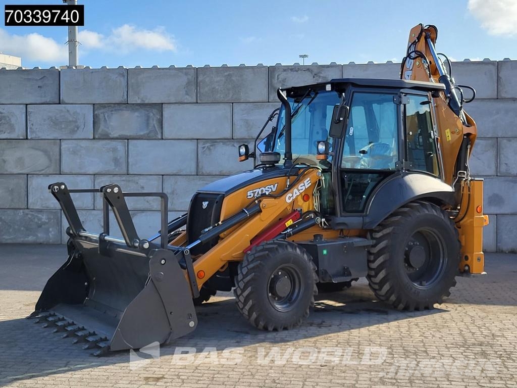 CASE 570SV 4WD - A/C - 4-1 Bucket - Telestick - HP Ekskavatori-iekrāvēji