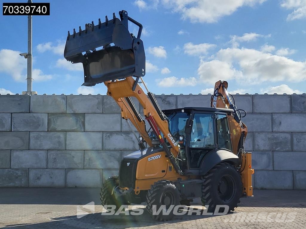 CASE 570SV 4WD - A/C - 4-1 Bucket - Telestick - HP Ekskavatori-iekrāvēji