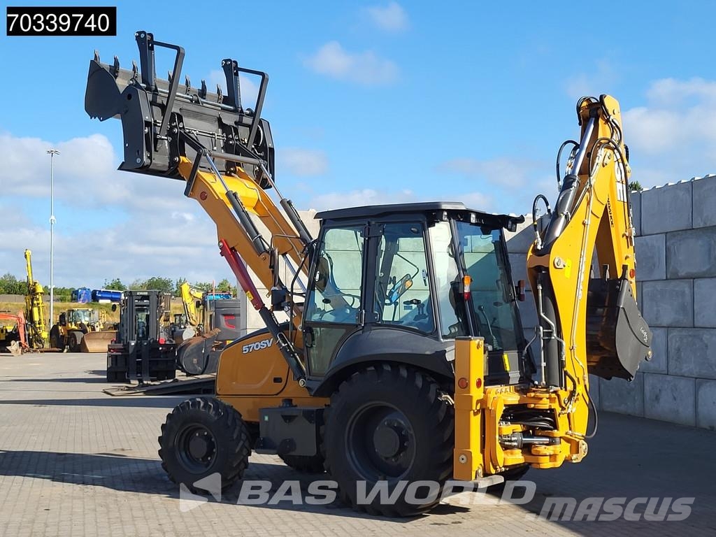 CASE 570SV 4WD - A/C - 4-1 Bucket - Telestick - HP Ekskavatori-iekrāvēji