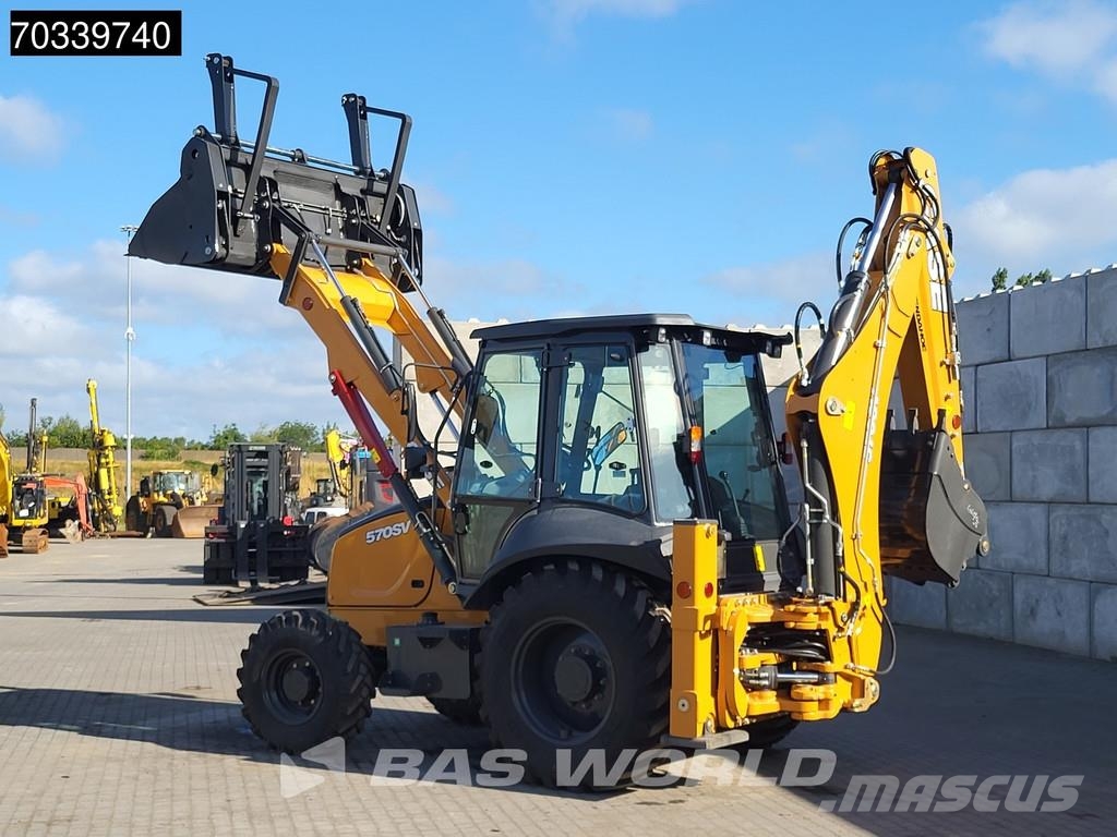 CASE 570SV 4WD - A/C - 4-1 Bucket - Telestick - HP Ekskavatori-iekrāvēji