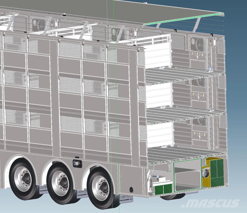 Cuppers NEW - 3 stock livestock - Water & Ventilation - St Semirremolques de ganado