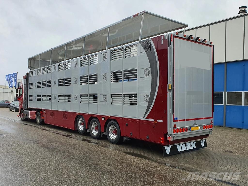 Cuppers NEW - 3 stock livestock - Water & Ventilation - St Veetransport oplegger