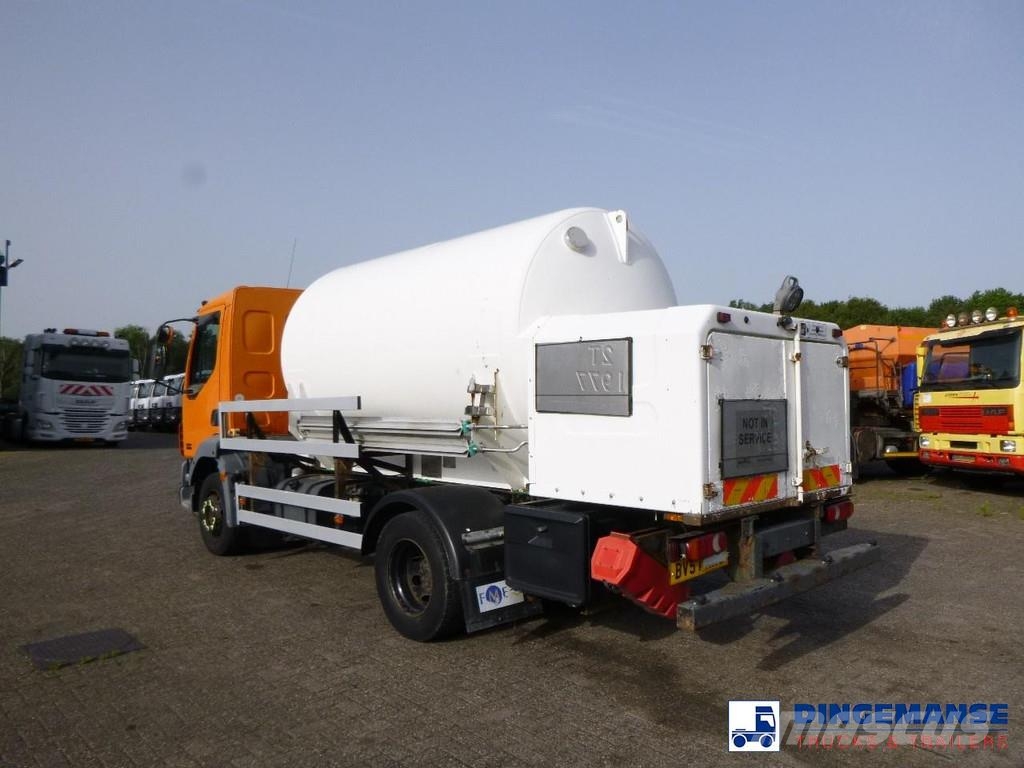 DAF LF 55.180 4x2 RHD ARGON gas truck 5.9 m3 탱커 트럭
