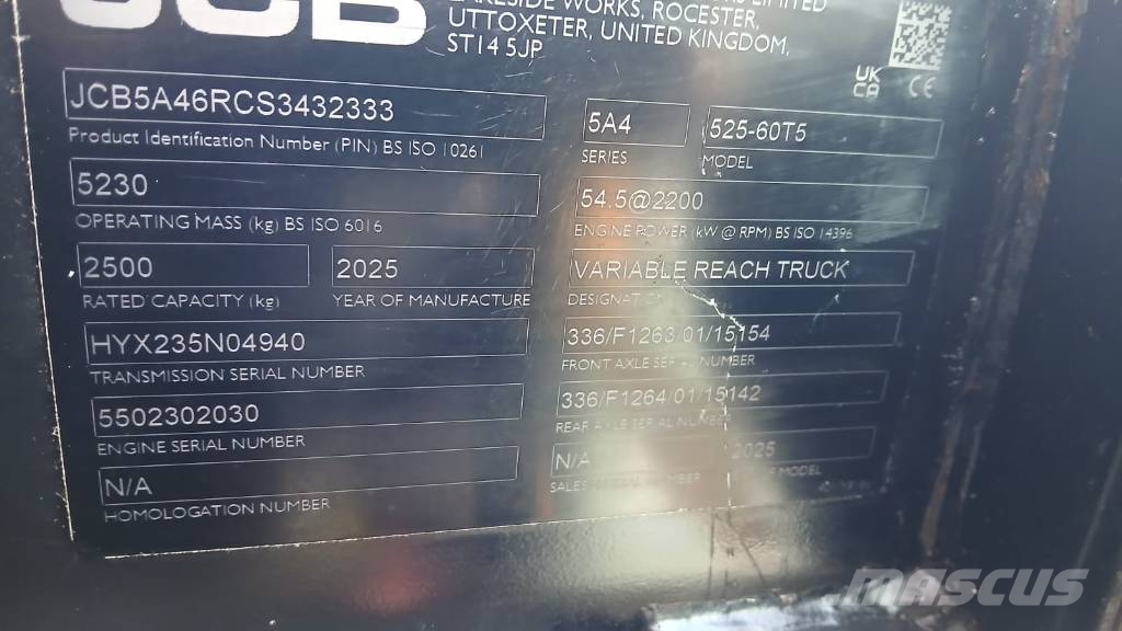 JCB 525-60 Teleskoplæssere