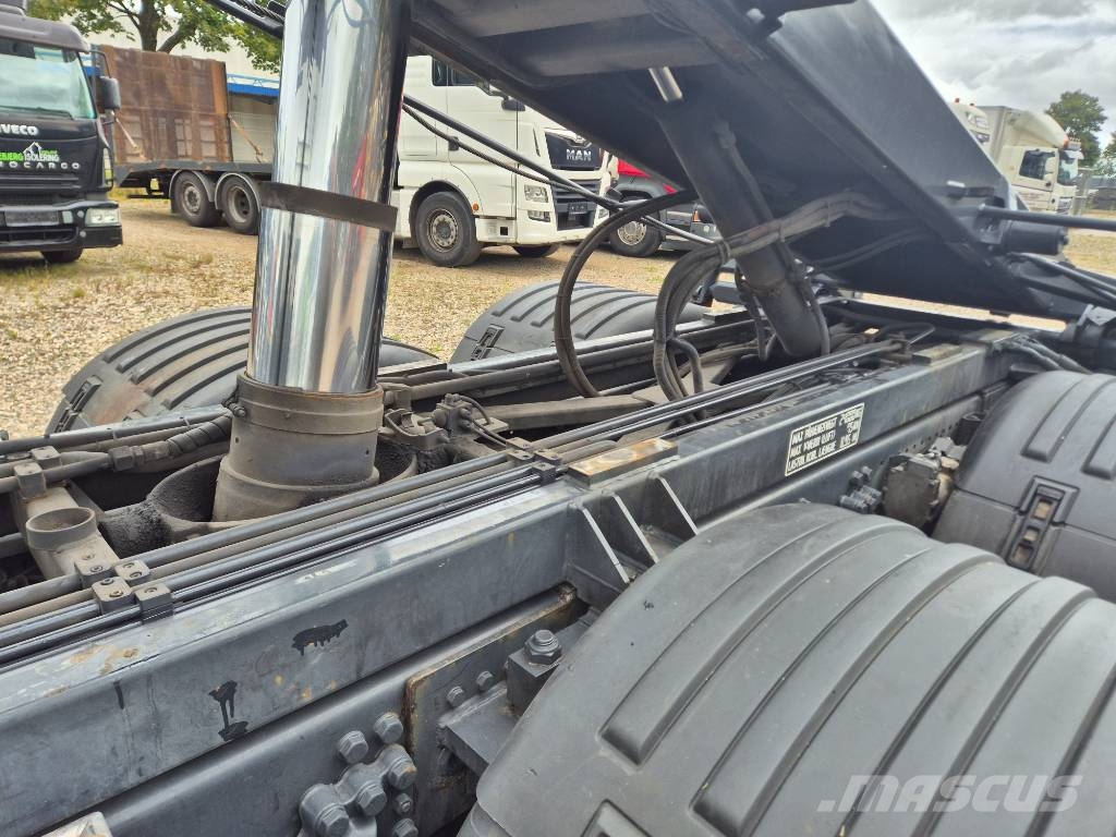Scania P 410 6x2*4 //Hiab X-HIPRO 192 EP-4 // Wirehejs Smagās mašīnas ar celtni