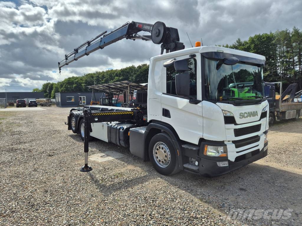 Scania P 410 6x2*4 //Hiab X-HIPRO 192 EP-4 // Wirehejs Tovornjaki z žerjavom