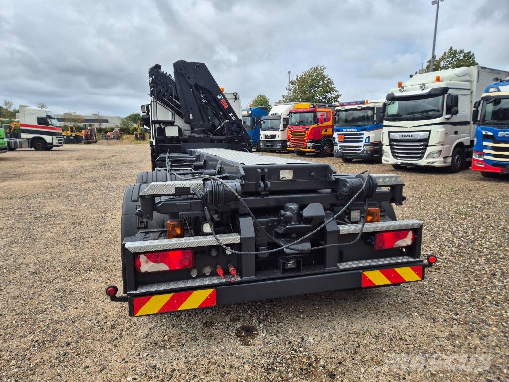 Scania P 410 6x2*4 //Hiab X-HIPRO 192 EP-4 // Wirehejs Smagās mašīnas ar celtni