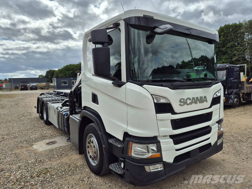Scania P 410 6x2*4 //Hiab X-HIPRO 192 EP-4 // Wirehejs Tovornjaki z žerjavom
