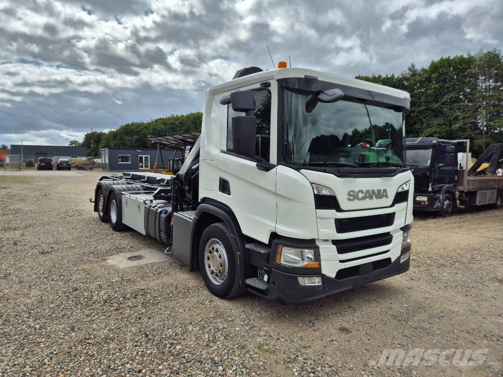 Scania P 410 6x2*4 //Hiab X-HIPRO 192 EP-4 // Wirehejs Tovornjaki z žerjavom