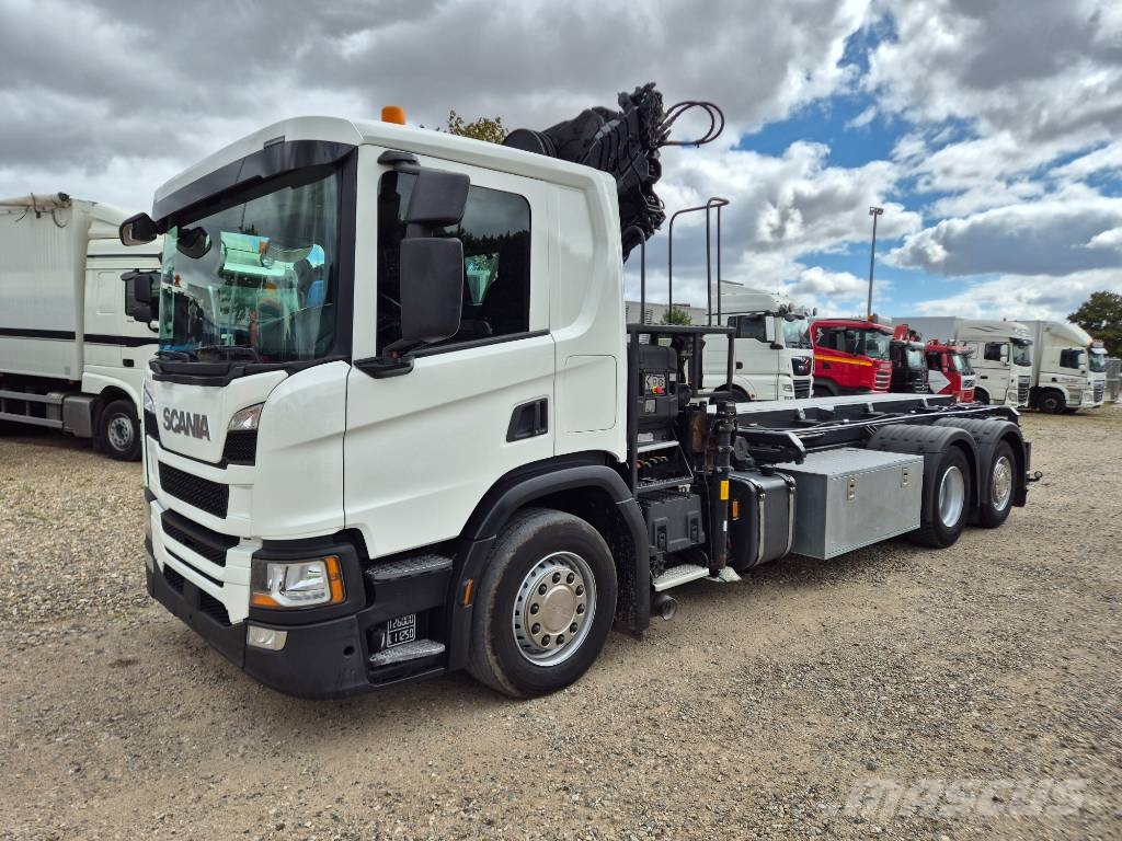Scania P 410 6x2*4 //Hiab X-HIPRO 192 EP-4 // Wirehejs Tovornjaki z žerjavom