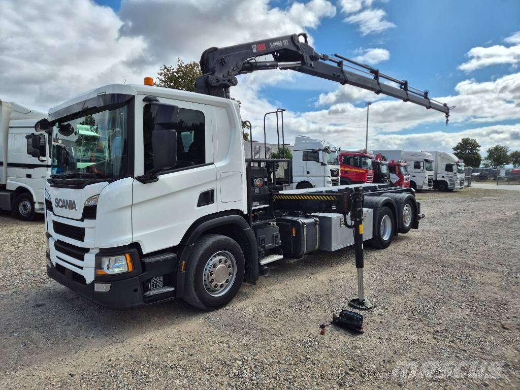 Scania P 410 6x2*4 //Hiab X-HIPRO 192 EP-4 // Wirehejs Tovornjaki z žerjavom