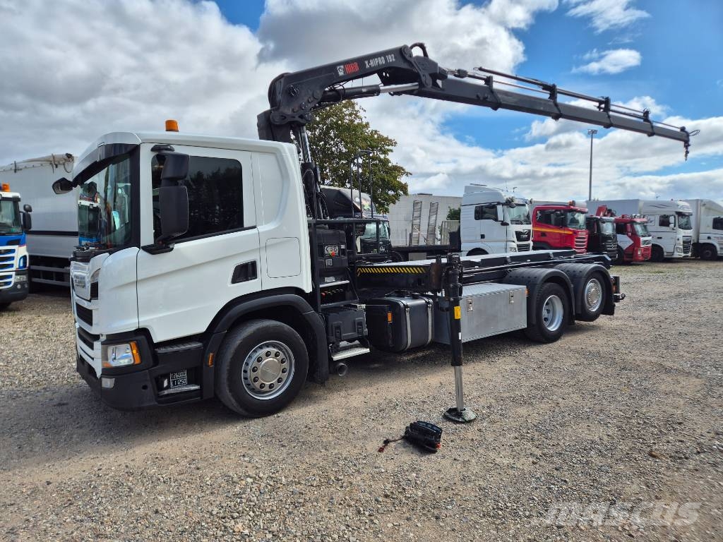 Scania P 410 6x2*4 //Hiab X-HIPRO 192 EP-4 // Wirehejs Tovornjaki z žerjavom