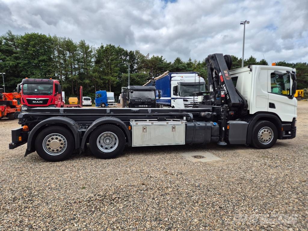 Scania P 410 6x2*4 //Hiab X-HIPRO 192 EP-4 // Wirehejs Tovornjaki z žerjavom
