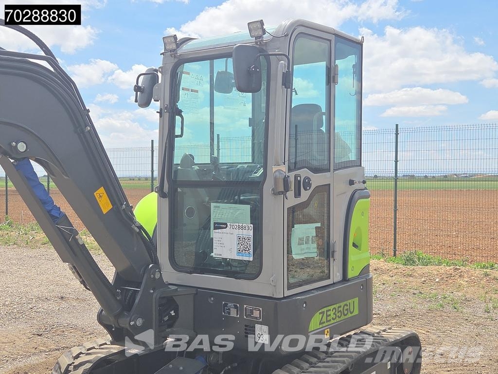 Zoomlion ZE35 GU Garantía de fábrica - CW / 3 Cucharas - Ku حفارات صغيرة أقل من 7 طن (حفارات صغيرة)