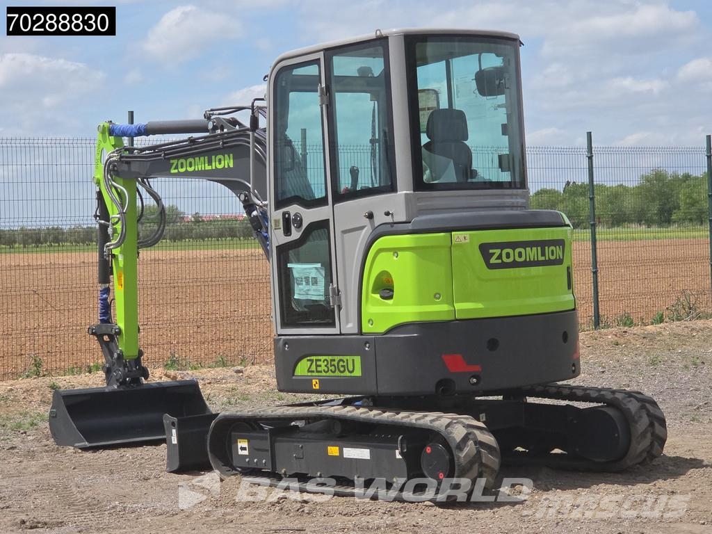 Zoomlion ZE35 GU Garantía de fábrica - CW / 3 Cucharas - Ku حفارات صغيرة أقل من 7 طن (حفارات صغيرة)