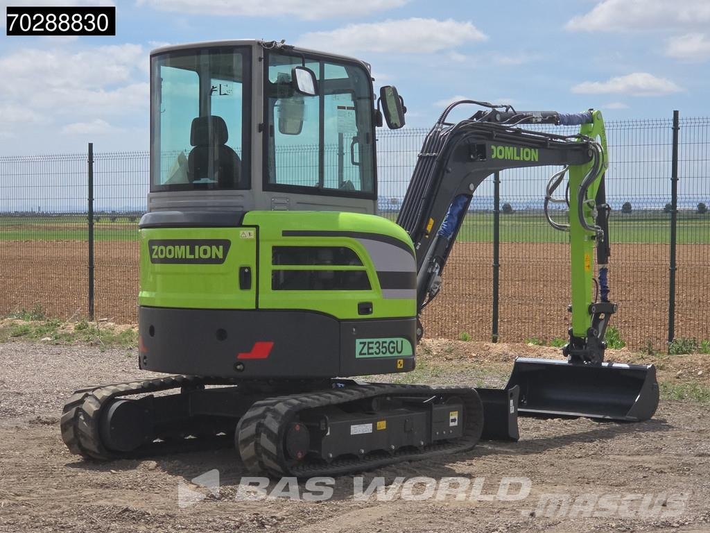 Zoomlion ZE35 GU Garantía de fábrica - CW / 3 Cucharas - Ku حفارات صغيرة أقل من 7 طن (حفارات صغيرة)