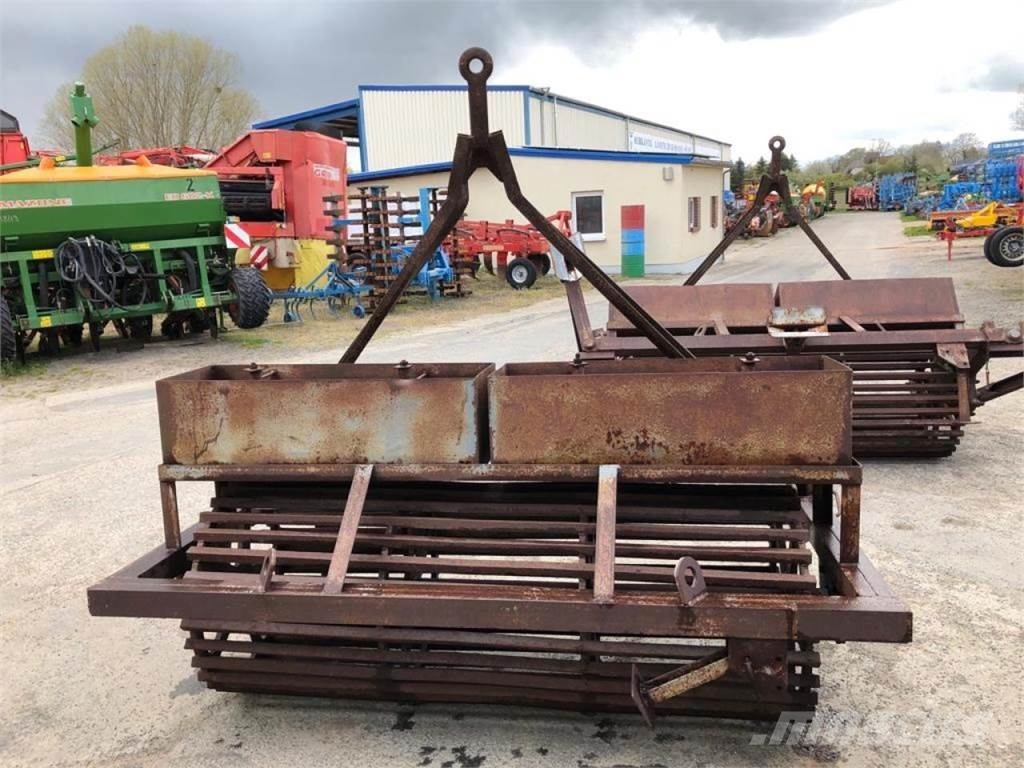 Fortschritt Klutenwalzen 3er Zug Gitterwalzen مداحل