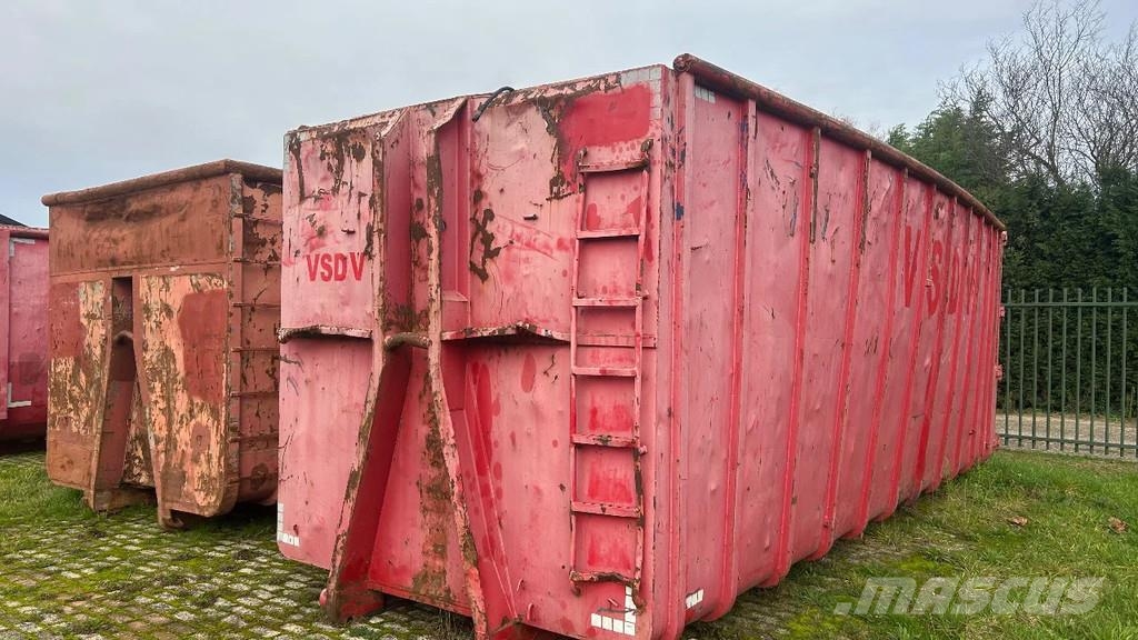 Universal 4 x 40 kuub 40 m3 Container bak haaksysteem Εμπορευματοκιβώτια θαλάσσιων μεταφορών