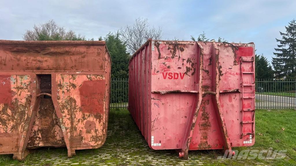 Universal 4 x 40 kuub 40 m3 Container bak haaksysteem Εμπορευματοκιβώτια θαλάσσιων μεταφορών