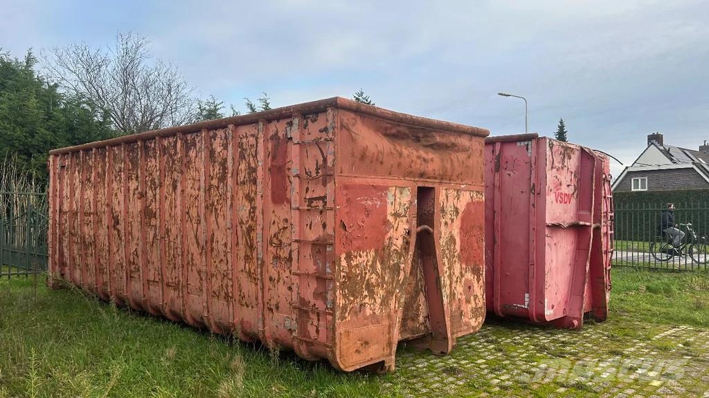 Universal 4 x 40 kuub 40 m3 Container bak haaksysteem Εμπορευματοκιβώτια θαλάσσιων μεταφορών
