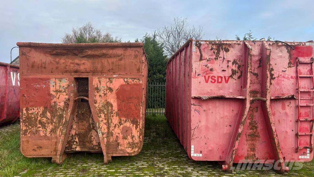 Universal 4 x 40 kuub 40 m3 Container bak haaksysteem Εμπορευματοκιβώτια θαλάσσιων μεταφορών