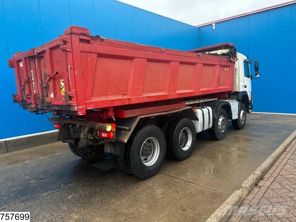 Volvo FMX 450 EURO 6, 8x4 steel suspeniosn Kipper