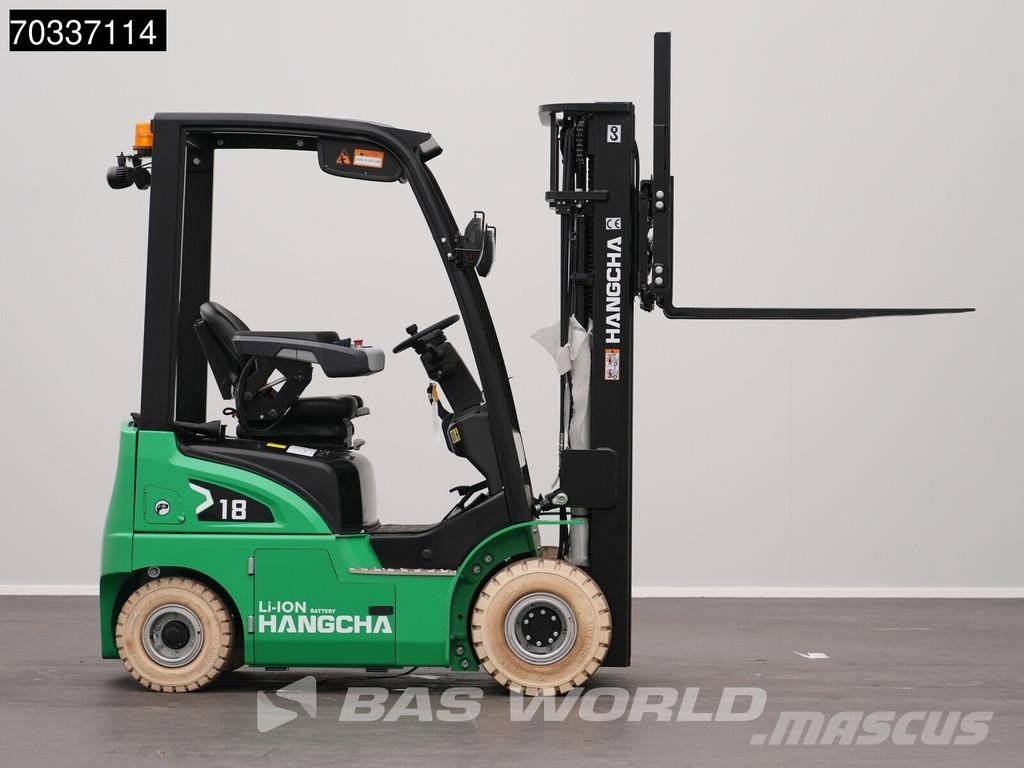 Hangcha CPD18 Electric Li-ion Forklift - Triplex - Warrant Elektriskie autoiekrāvēji