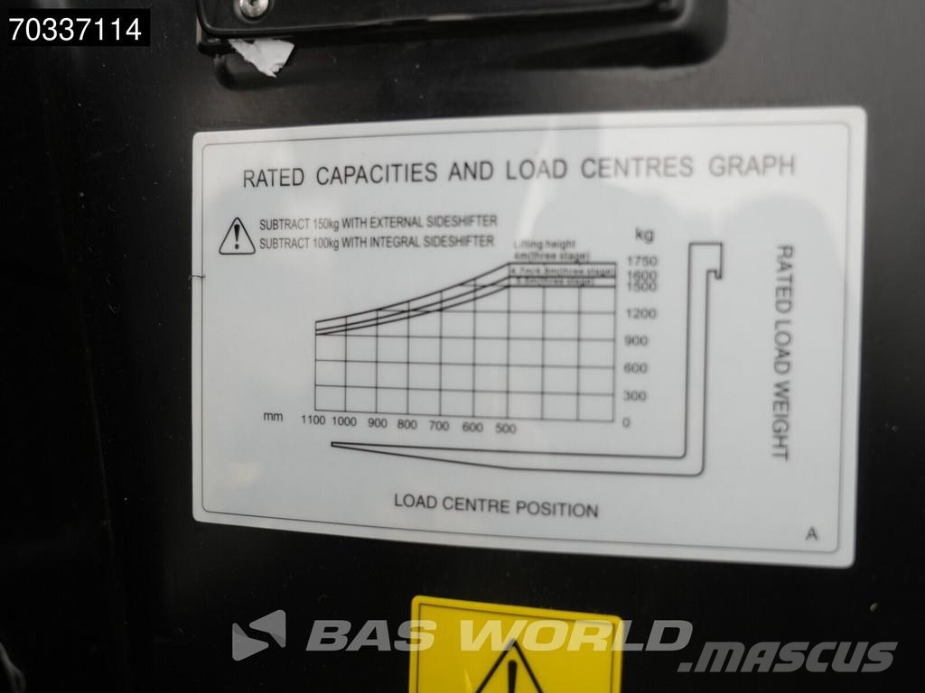 Hangcha CPD18 Electric Li-ion Forklift - Triplex - Warrant Elektriskie autoiekrāvēji