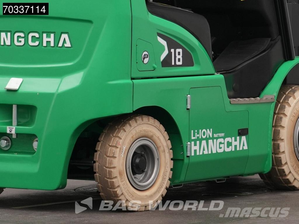 Hangcha CPD18 Electric Li-ion Forklift - Triplex - Warrant Elektriskie autoiekrāvēji