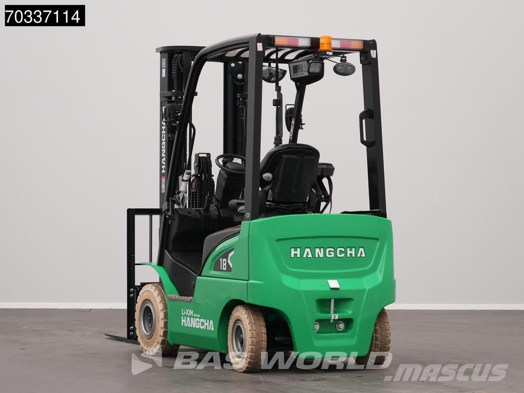 Hangcha CPD18 Electric Li-ion Forklift - Triplex - Warrant Elektriskie autoiekrāvēji