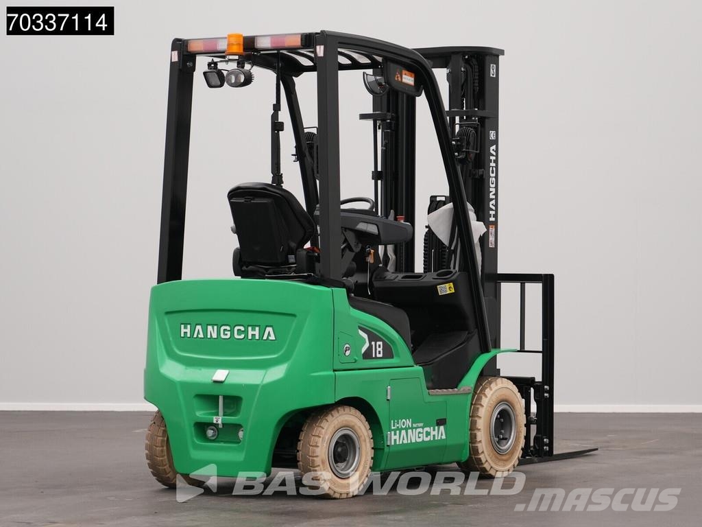 Hangcha CPD18 Electric Li-ion Forklift - Triplex - Warrant Elektriskie autoiekrāvēji
