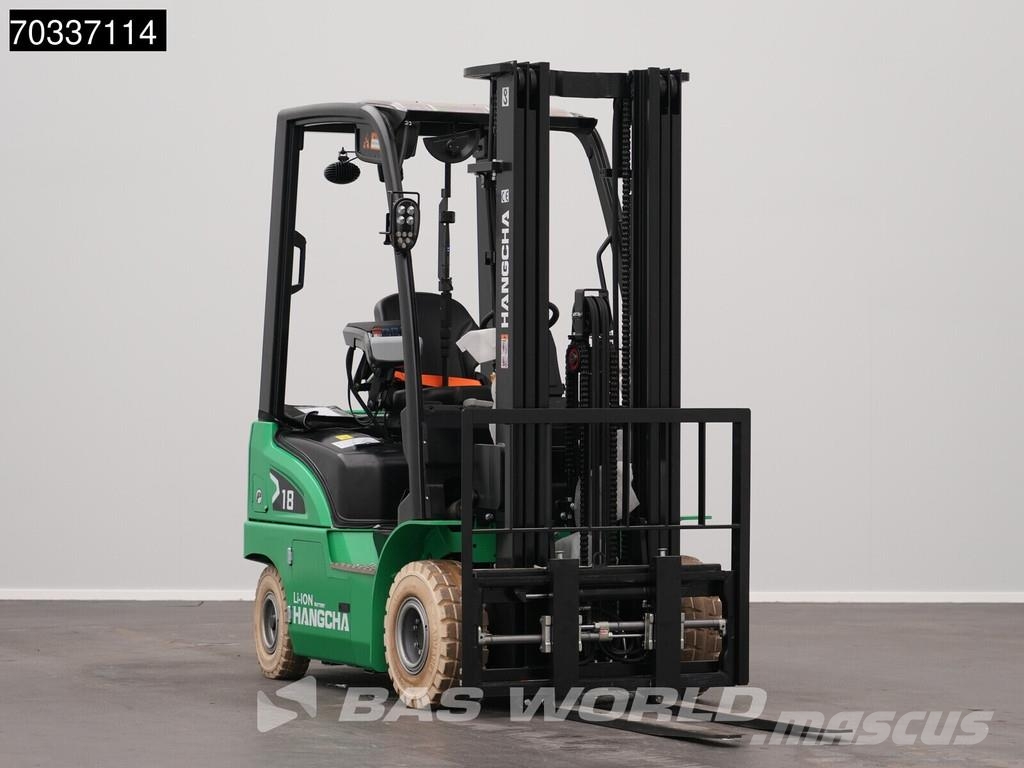 Hangcha CPD18 Electric Li-ion Forklift - Triplex - Warrant Elektriskie autoiekrāvēji