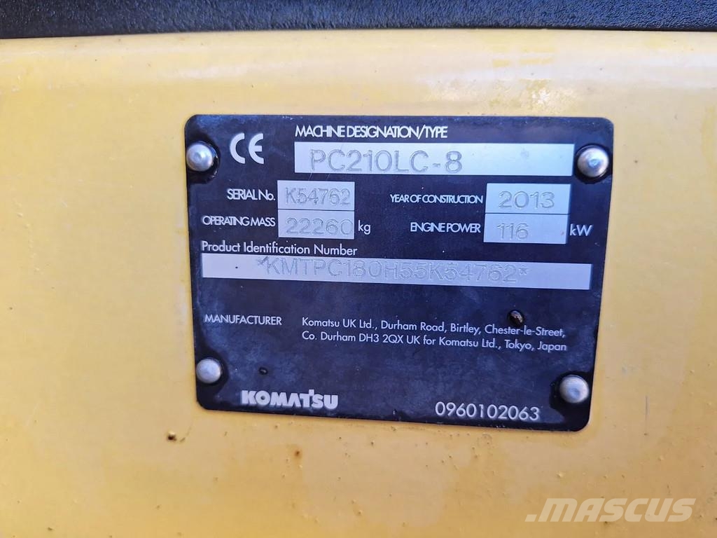 Komatsu PC210LC-8 履带挖掘机