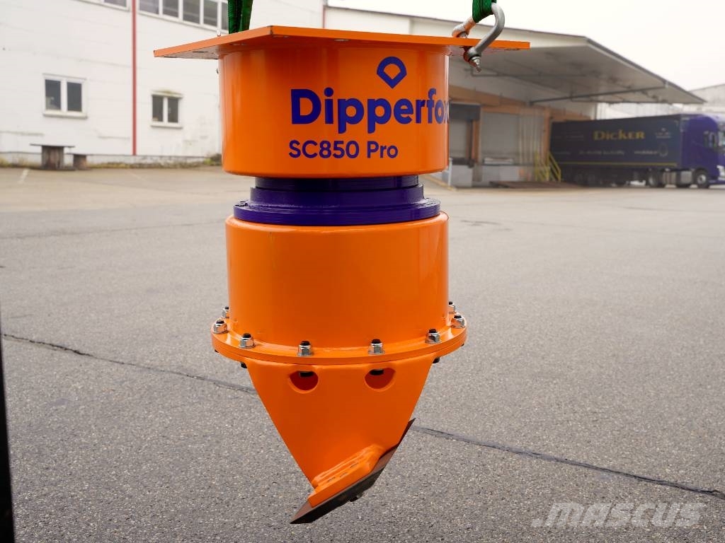 Dipperfox Baumstumpffräse SC850 Pro - 180 Stümpfe Boomstronkfrees