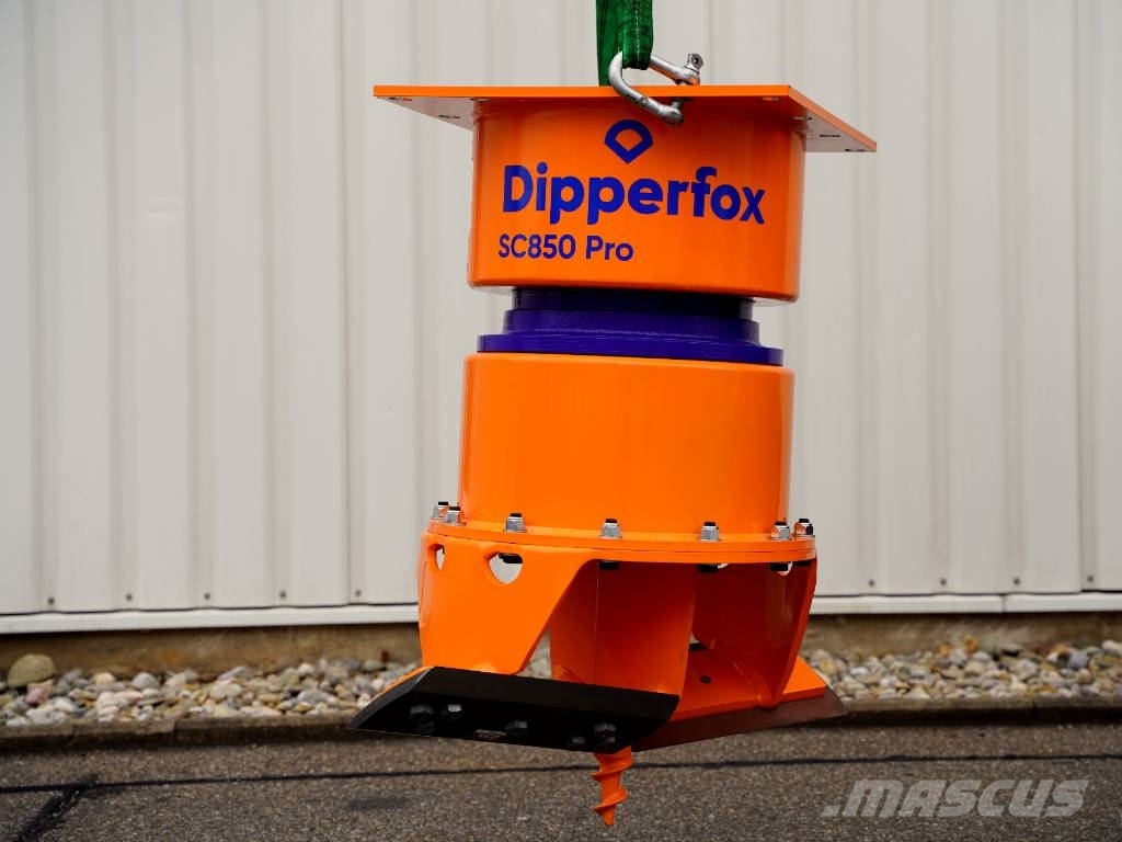Dipperfox Baumstumpffräse SC850 Pro - 180 Stümpfe Boomstronkfrees